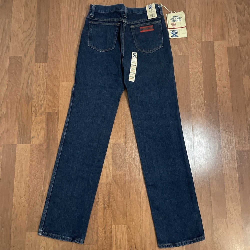 NOS Wrangler Men's Twenty X Slim Fit 25MWX Denim Jeans 31x34 - Picture 5 of 10